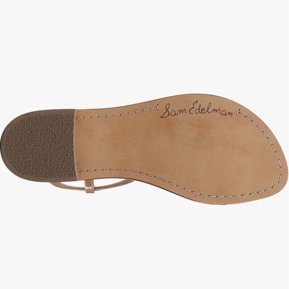 Sam Edelman Gigi Thong Sandal Almond Color SZ - Picture 6 of 7
